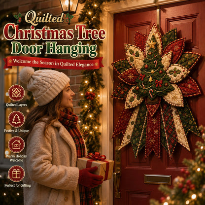 ✂️ Beginner Friendly Christmas Door Hanging Quilt Kit | Easy Holiday DIY Sewing Craft 🌟