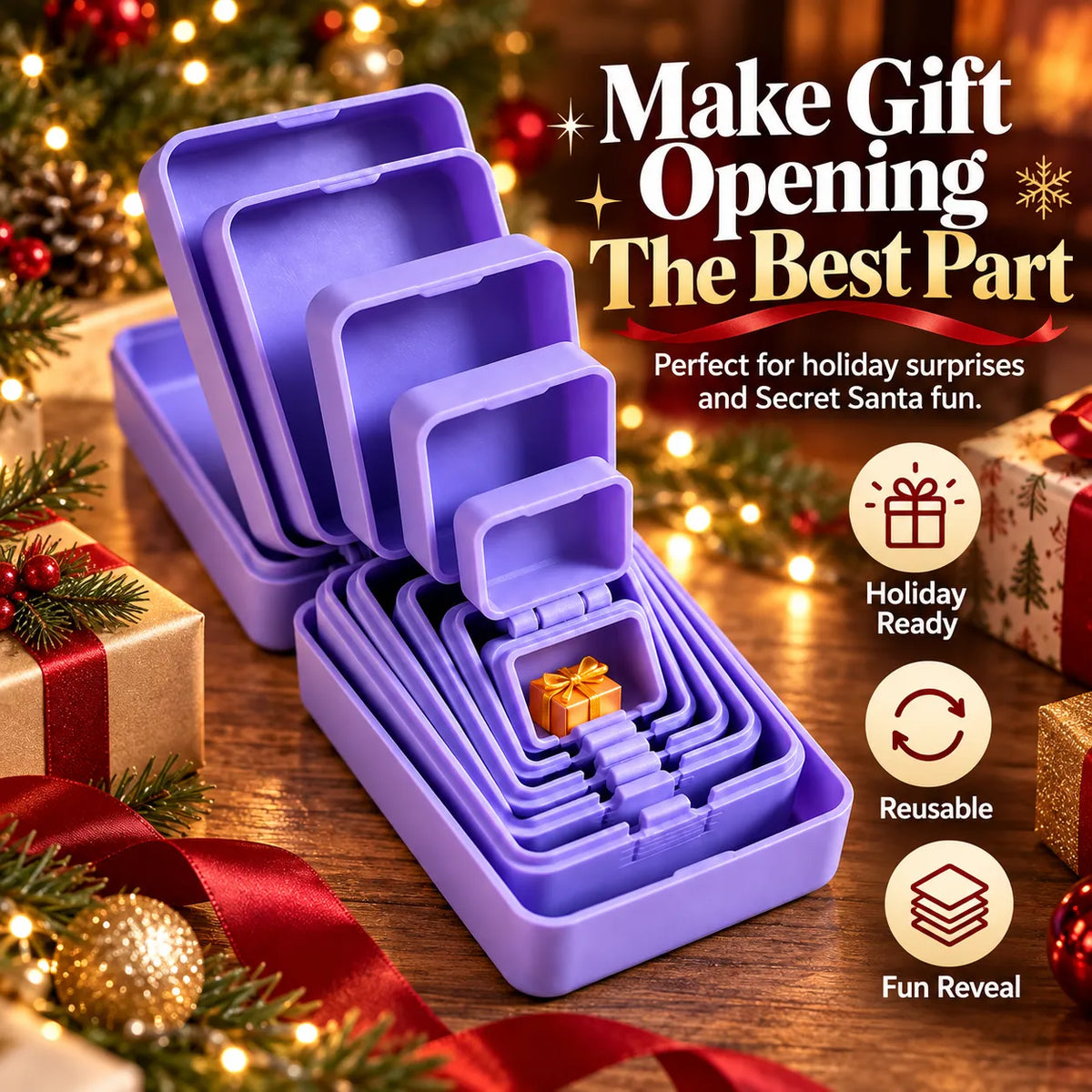 🎁 Never-Ending Surprise Gift Box | 6-Layer Prank Gift Box 😂