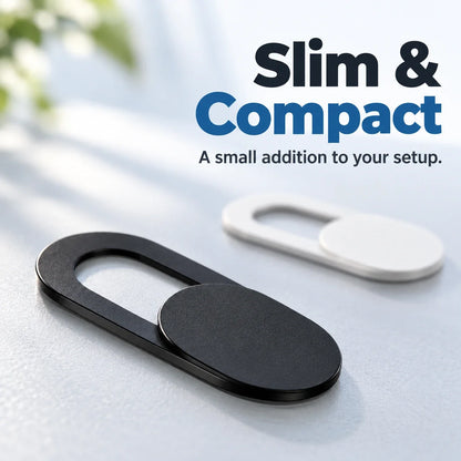 🔒 Sliding Camera Privacy Covers – 20-Pack, Black & White