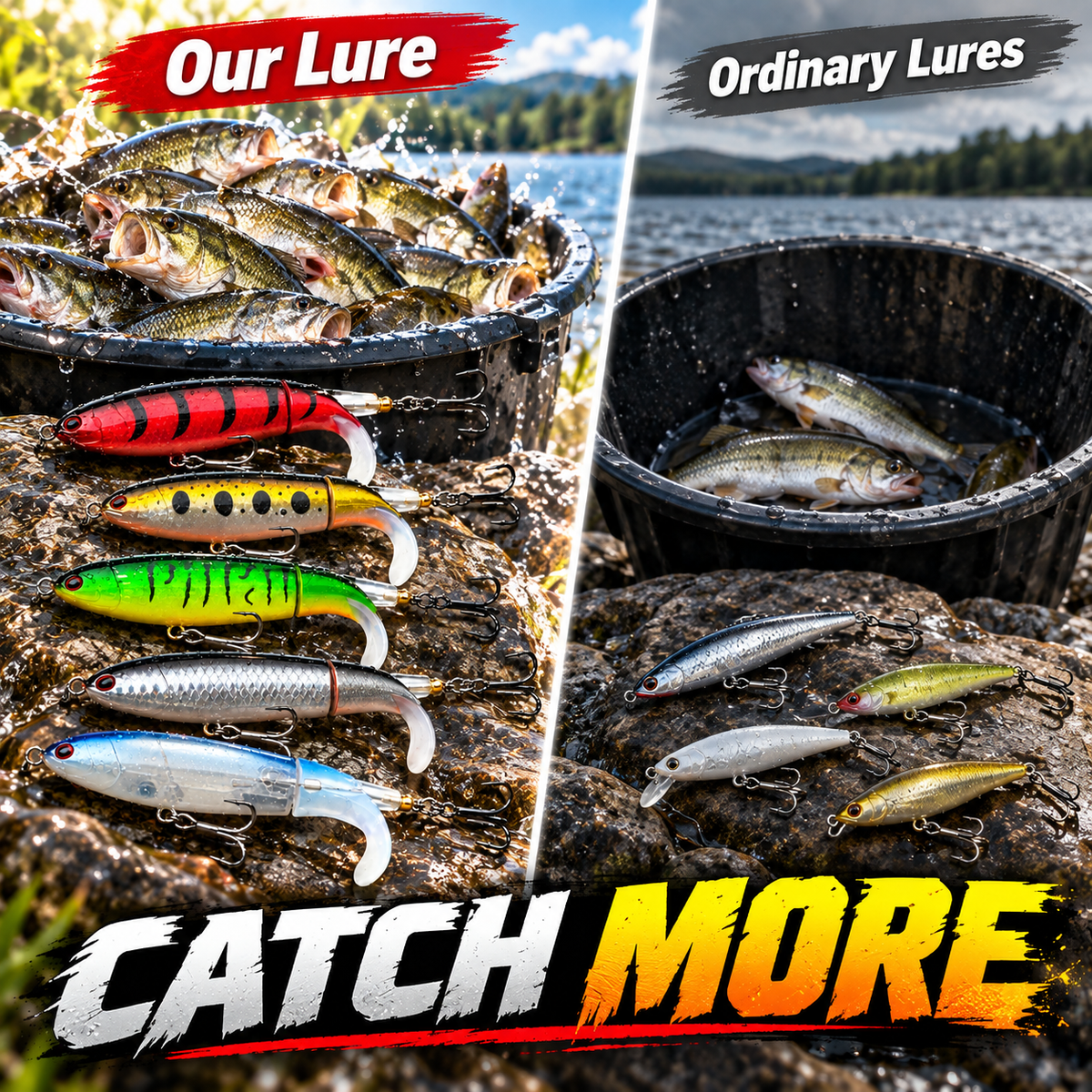 The 10-Piece Prop Bait Arsenal That Wakes Up Sluggish Fish🎣