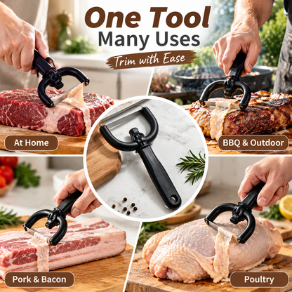 Handheld Meat & Fat Trimming Tool for Brisket and Pork 🥩✨