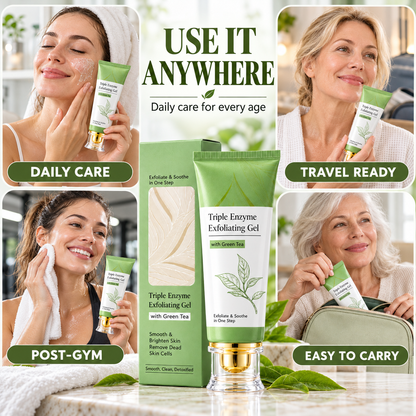 🍃 Green Tea Gentle Exfoliating Face Gel for Smooth & Radiant Skin