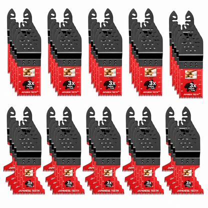 Tooth Oscillating Saw Blades — Universal Fit, 10–50 Pcs