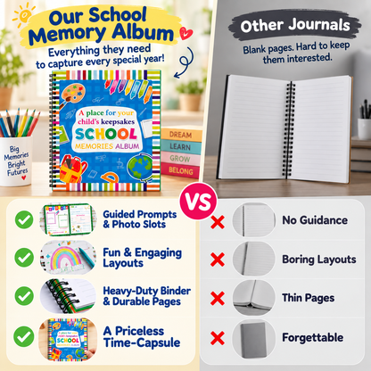 "Capture Every School Year: The Ultimate Kids Memory & Keepsake Book 📖"