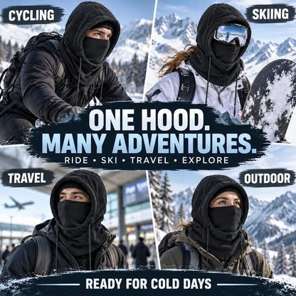 3-in-1 Thermal Winter Balaclava & Windproof Fleece Hood ❄️