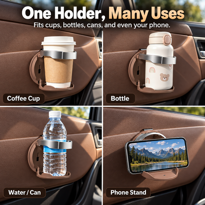 Multi-Functional Foldable Car Cup & Drink Holder 🚗☕