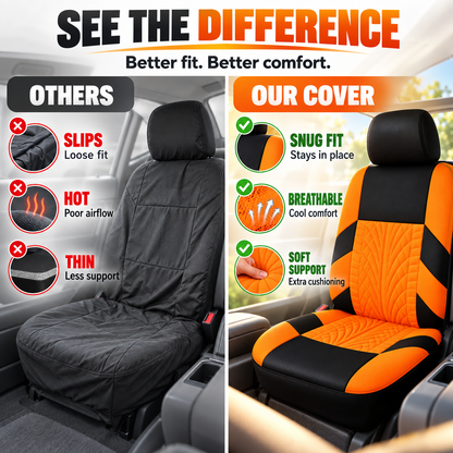 All-Season Breathable Elastic Car Seat Cover Set 🚗✨