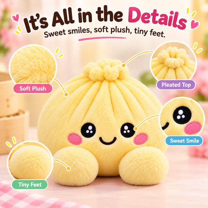 🥟 Rainbow Dumpling Plush Blind Box 🌈 – Cute Mystery Stuffed Toy