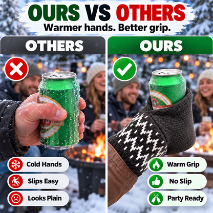 🍻 Knit Beer Glove - Cozy Winter Hand Warmer