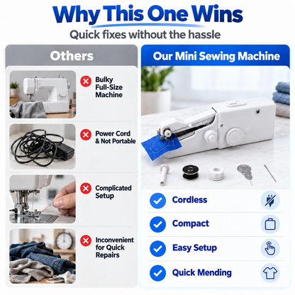 Handheld Portable & Cordless Electric Sewing Machine 🪡🧵