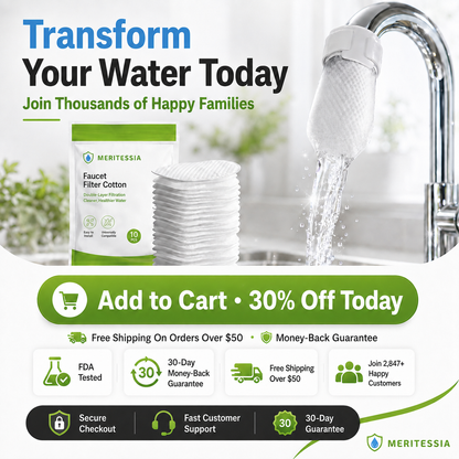 ⏰60%OFF⚡50K+ SOLD!💥Anti-Splash Kitchen Faucet Filter for Rust & Sediment Removal