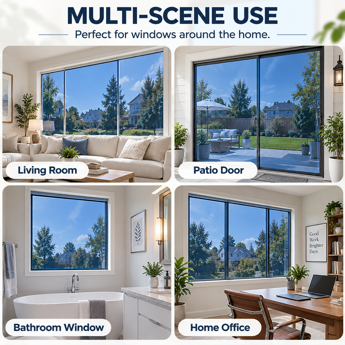 🌡️ Ultimate Summer Heat Rejection & Privacy Window Film
