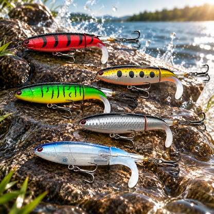 The 10-Piece Prop Bait Arsenal That Wakes Up Sluggish Fish🎣