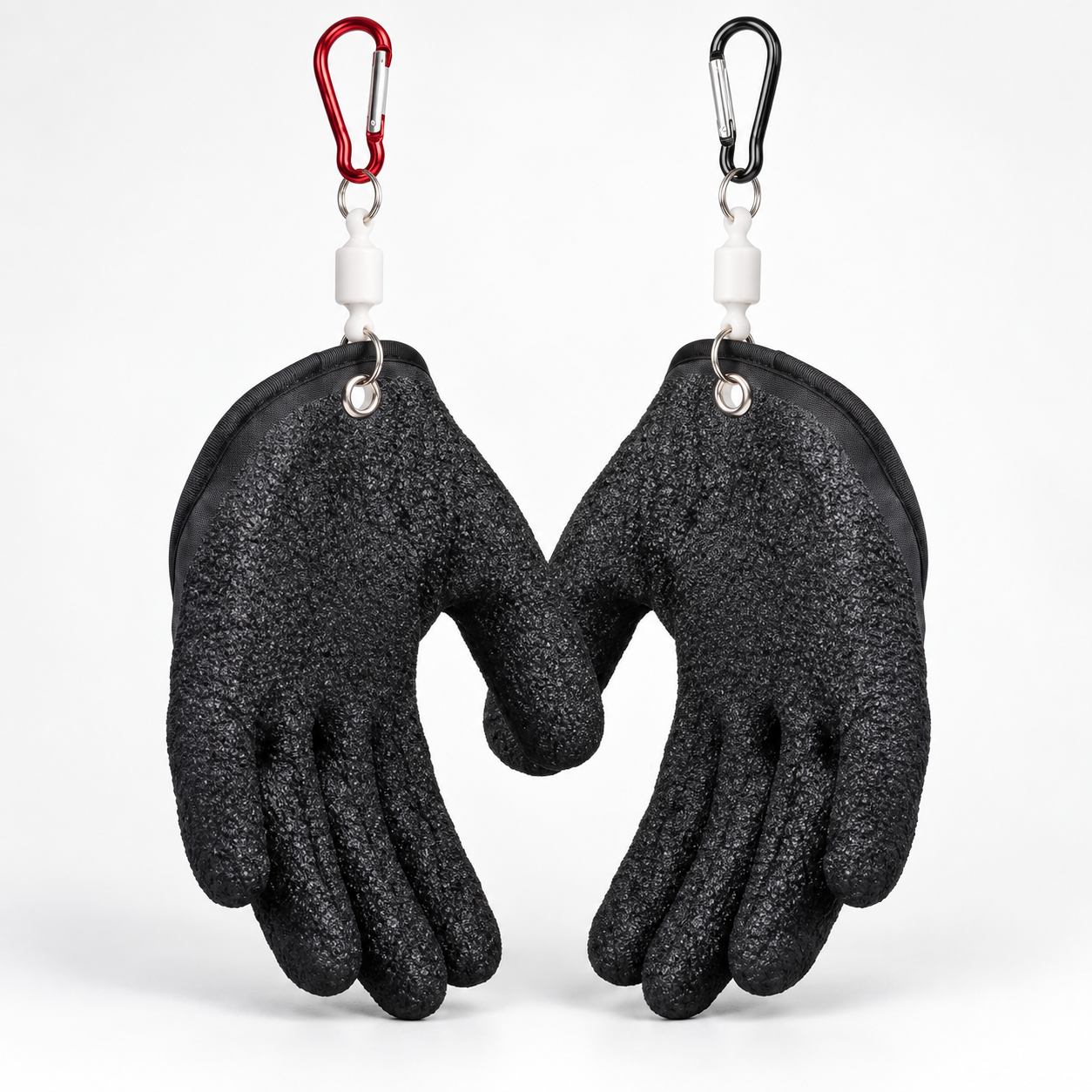 Left & Right Gloves + Magnetic Clip (No Lanyard)