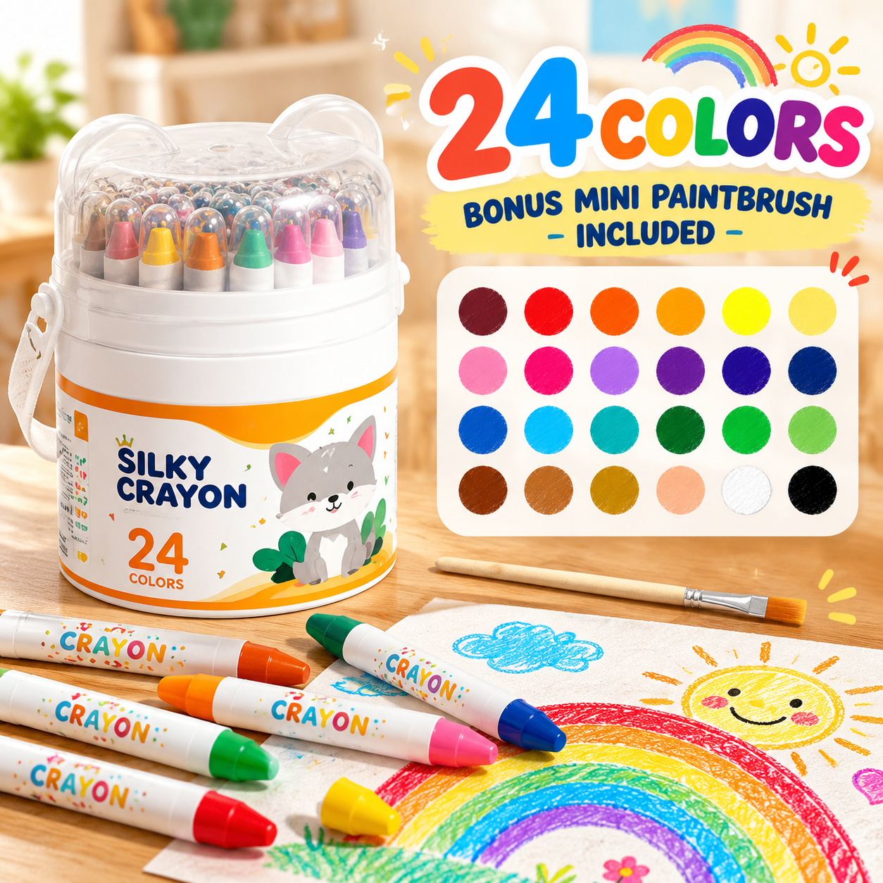 🌈 24 Colors – Creative Set