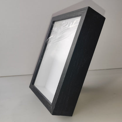 ✨ Personalized Shadow Box Photo Display with Elegant Vintage Gold Frames