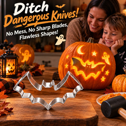 Halloween Pumpkin Carving Hammer & Cutter Kit (2-Pack) 🎃⚡