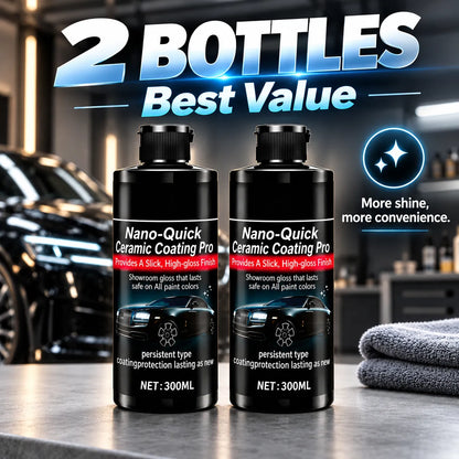 🚗 Nano-Quick Ceramic Coating Pro – High-Gloss Car Paint Care | 300 mL
