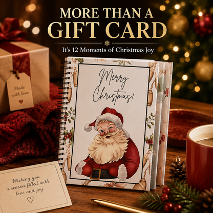 🎅 Personalized Christmas Cash Holder Book – Creative Holiday Scavenger Hunt Gift 🎄