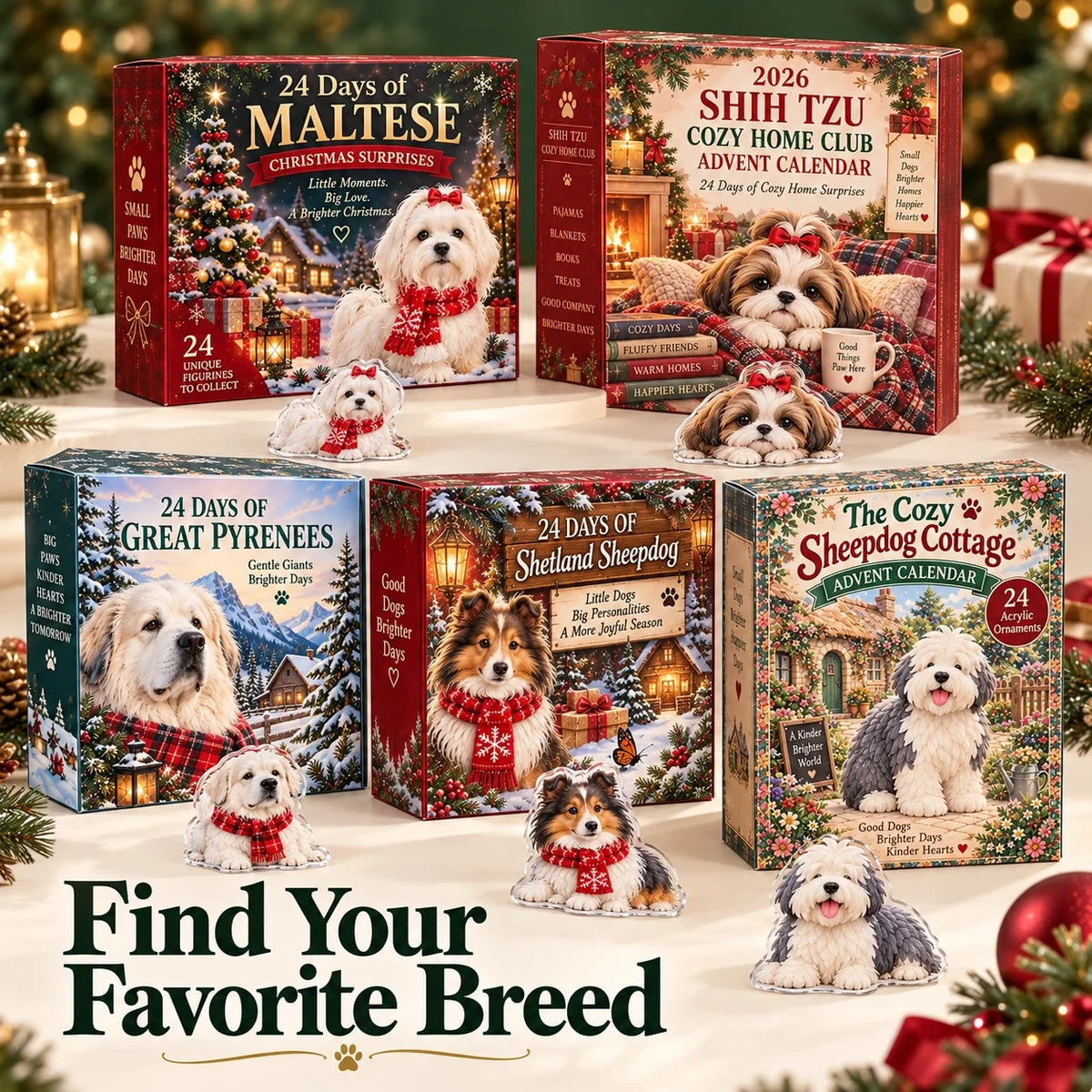 Dog Breed Advent Calendar 🎄 24-Day Countdown for Dog Lovers