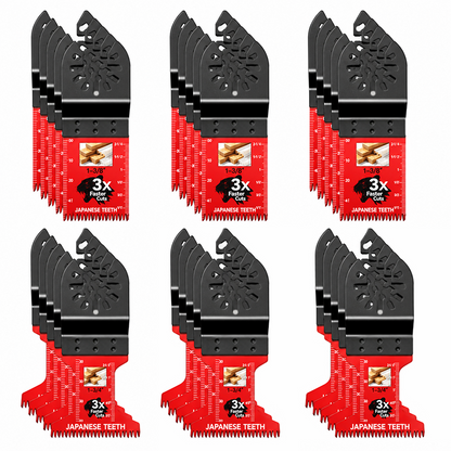 Tooth Oscillating Saw Blades — Universal Fit, 10–50 Pcs