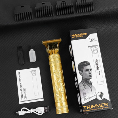 💈 Professional Cordless Zero-Gap T-Blade Trimmer