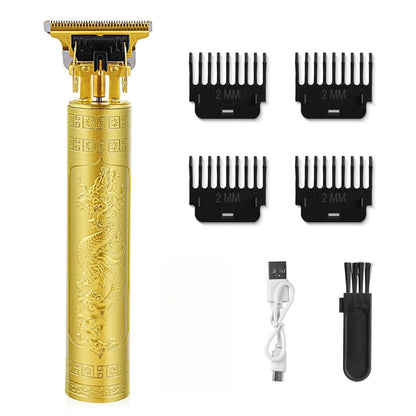 💈 Professional Cordless Zero-Gap T-Blade Trimmer