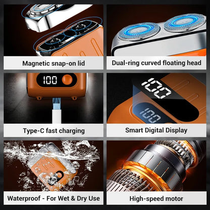 🔥New Upgrade🔥Pocket Precision Mini Rotary Shaver 🧳🪒