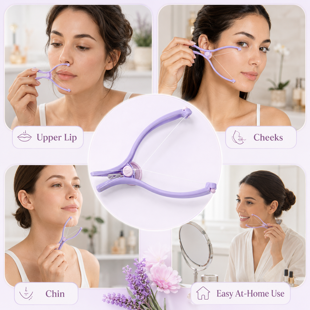 Painless Facial Hair Threading Tool (Eco-Friendly)