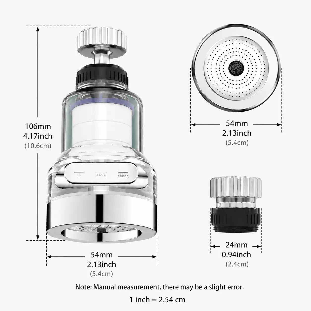 💧360° Ultimate Sink Upgrader | Splash-Proof Aerator + 10-Filter Value Pack 🚿