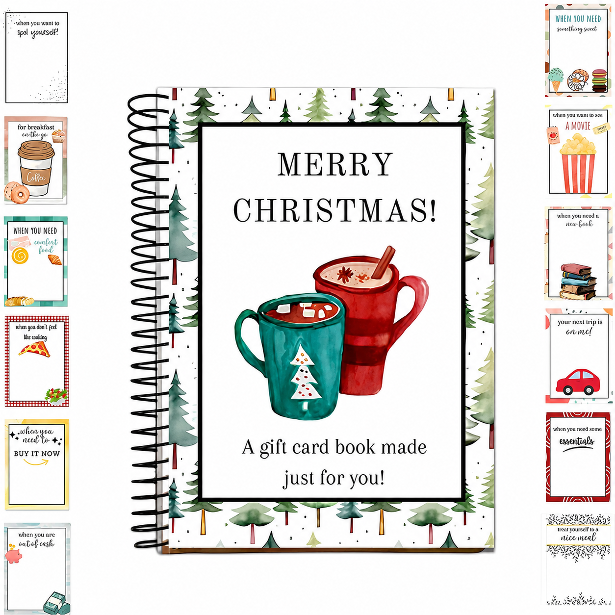🎅 Personalized Christmas Cash Holder Book – Creative Holiday Scavenger Hunt Gift 🎄