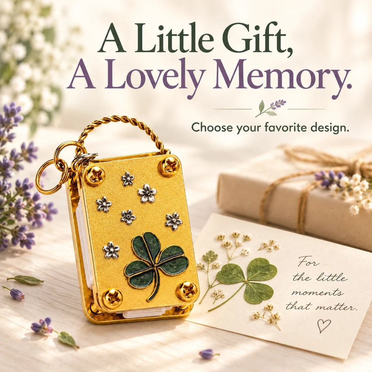 Mini Flower Press Kit 🌸 Press Petals & Clovers on the Go