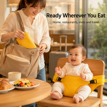 ✈️ The "Anywhere High Chair" Portable Harness | Foldable Travel Baby Seat 🍼