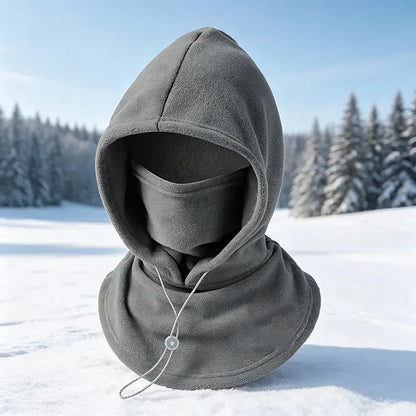 ❄️ 3-in-1 Thermal Fleece Balaclava Hood | Windproof Neck & Face Warmer 🏂