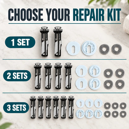 🔧 Toilet Seat Replacement Bolt Kit – Toggle Fixings with Washers