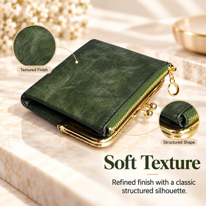 👛 Vintage Kiss-Lock Wallet | Compact & Chic