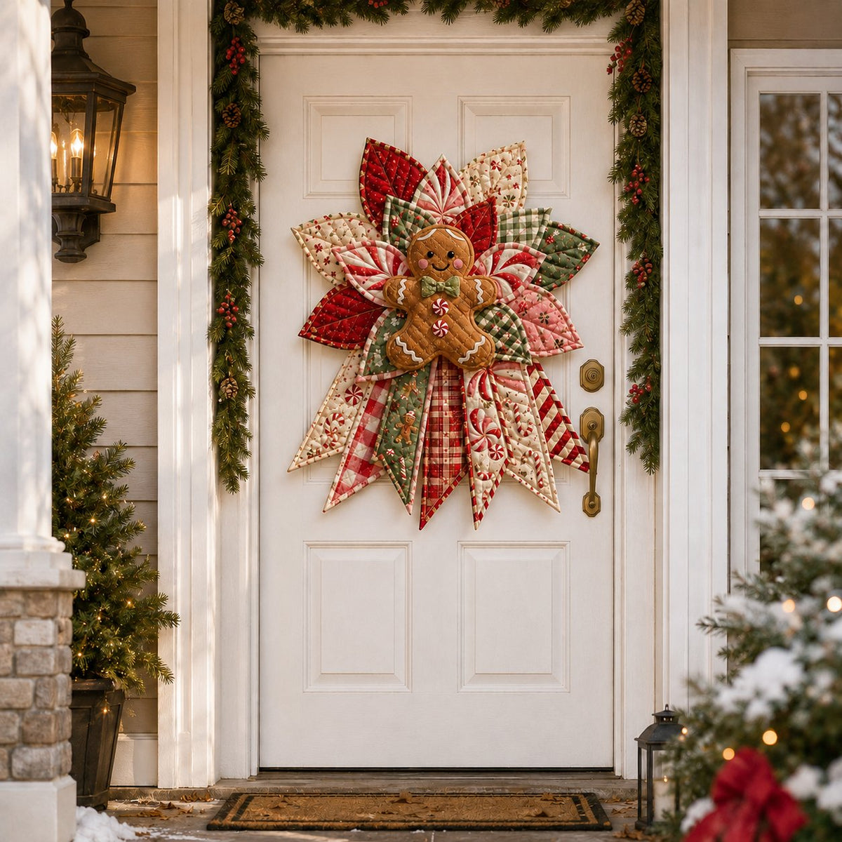 ✂️ Beginner Friendly Christmas Door Hanging Quilt Kit | Easy Holiday DIY Sewing Craft 🌟