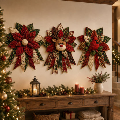 ✂️ Beginner Friendly Christmas Door Hanging Quilt Kit | Easy Holiday DIY Sewing Craft 🌟