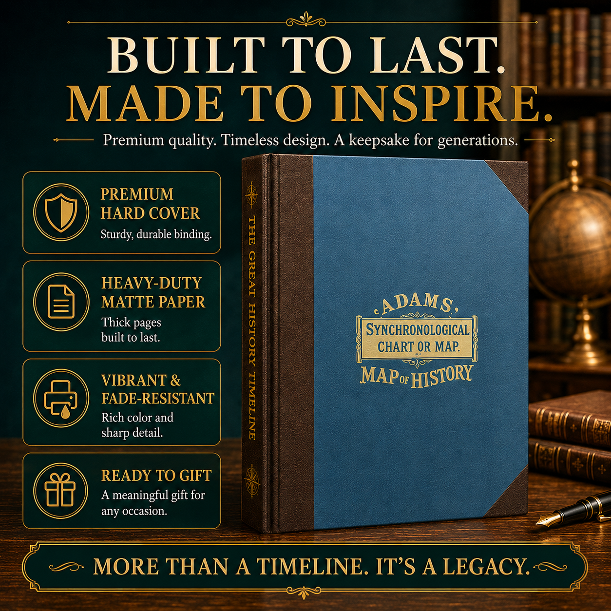 📜 SPECIAL OFFER | Synchronological History Chart – 6,000 Years of Biblical & World Events in One Fold-Out Timeline