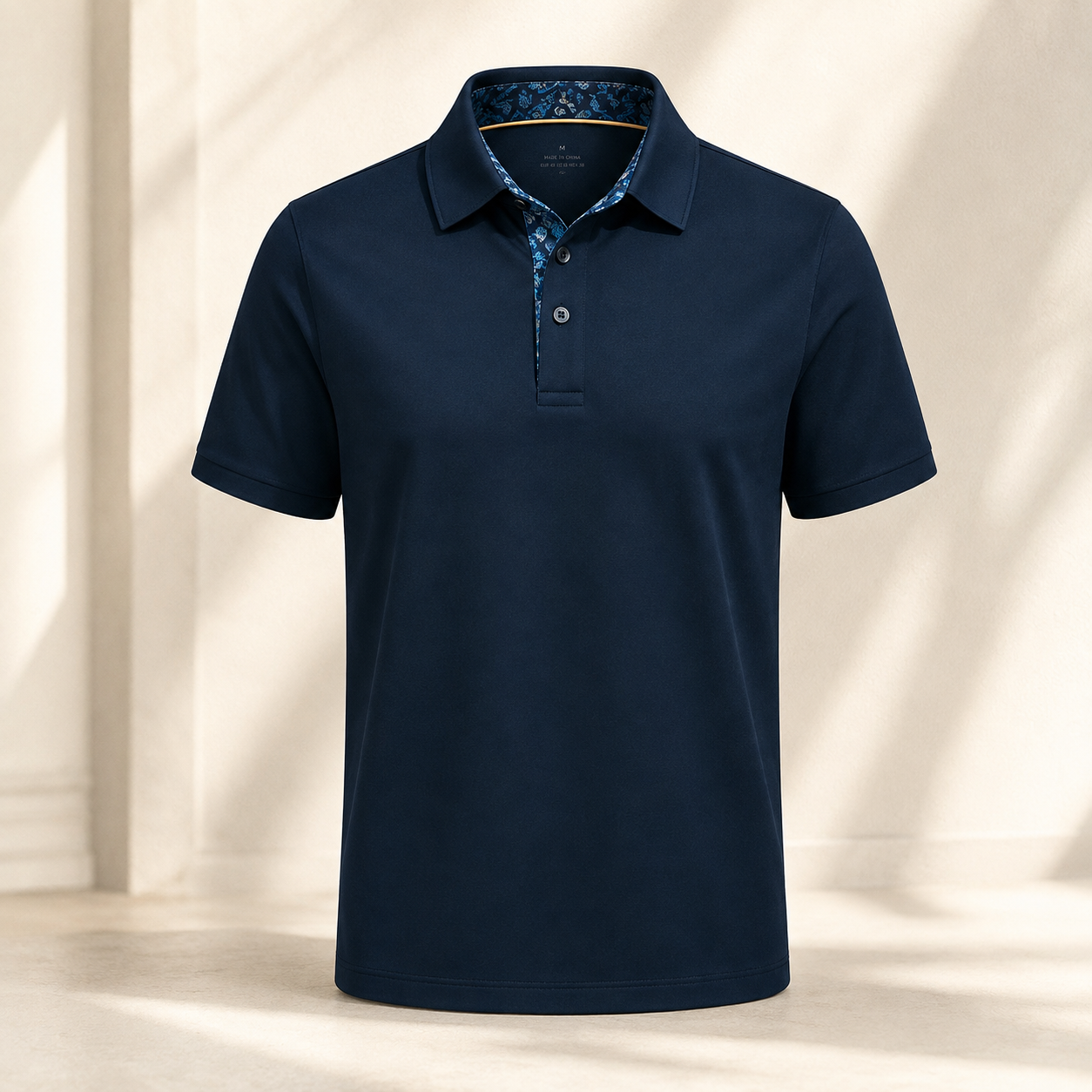 👔 Men's Premium Contrast Collar Polo
