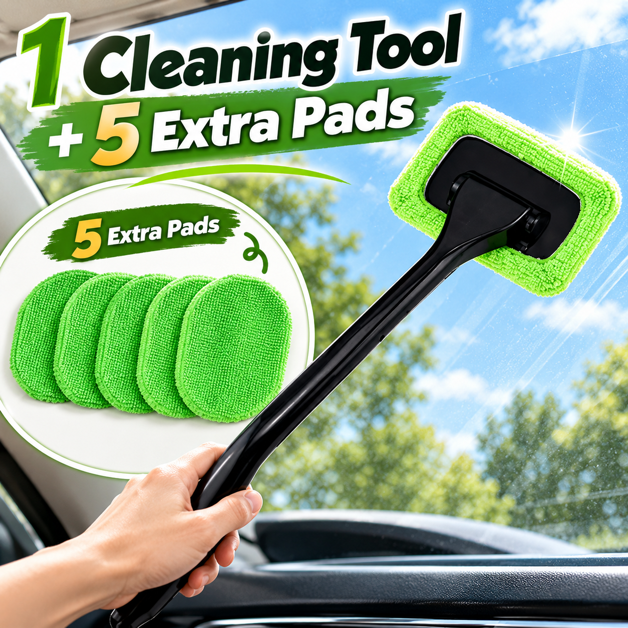 Green (1 Tool + 5 Extra Pads)
