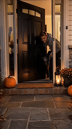 Halloween 3D Pit Illusion Welcome Mat - Non-Slip Horror Door Mat 🎃