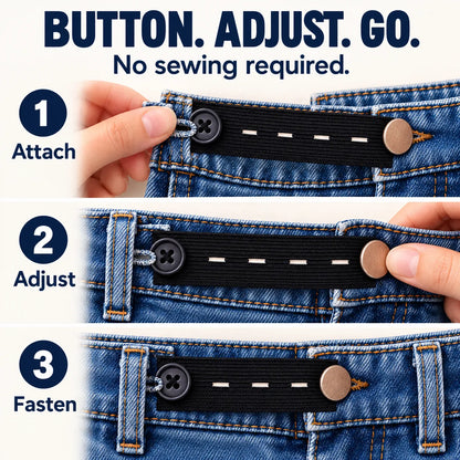 ✨ Waistband Extender for Jeans & Pants — No Sewing