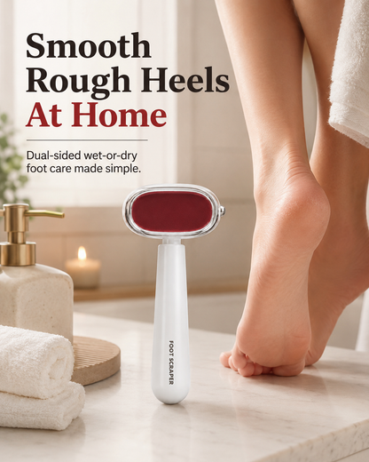 Dual-Sided Foot File for Rough Heels – Wet & Dry Callus Remover