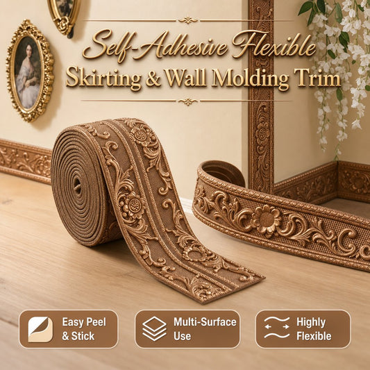 ✨Self-Adhesive Flexible Skirting & Wall Molding Trim