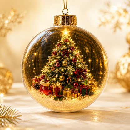 ✨ Magical Illuminated  Christmas Baubles – Bring Your Tree to Life!