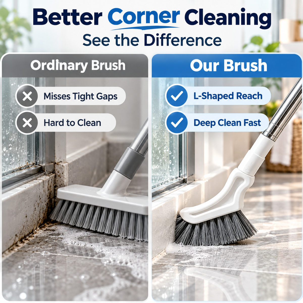 ✨ Extendable Gap Cleaning Brush – Reach Every Hidden Corner Effortlessly!