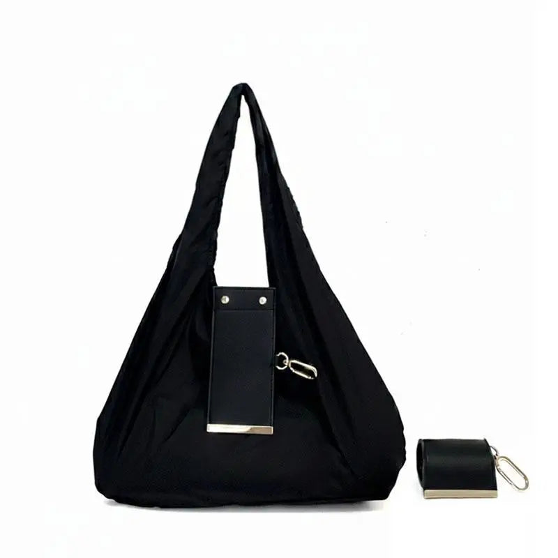 ⚡ Last Chance 49% OFF Grab-and-Go Foldable Bag | Portable Pocket Tote with Keychain 🛒