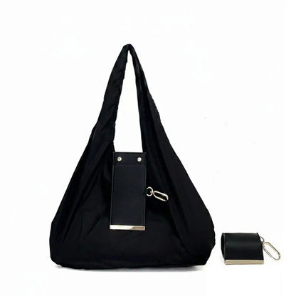 ⚡ Last Chance 49% OFF Grab-and-Go Foldable Bag | Portable Pocket Tote with Keychain 🛒