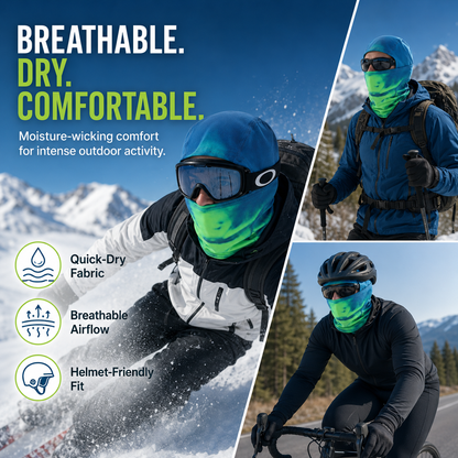 ❄️ Temperature-Sensitive Thermal Balaclava – Color-Changing Full Face Cover for Outdoor Sports 🚴‍♂️🔥